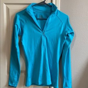 Nike turquoise women’s quarter zip size S